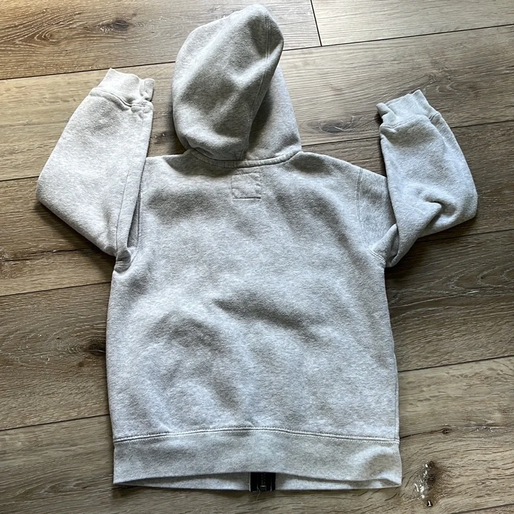 Oshkosh B’gosh Gray Zip Up Hooded Sweatshirt